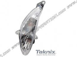 Clignotant avant droit TEKNIX transparent scooter chinois 50cc 4 temps QT3 10 pouces