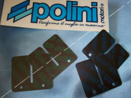 Set of 4 carbon slats (0.30 and 0.35mm) for POLINI DERBI valves