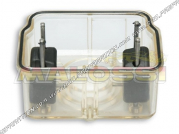 Cuve MALOSSI transparente pour carburateur DELLORTO PHBE/S-Z avec Power Jet