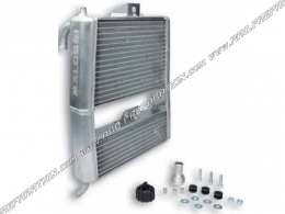 Radiator cooling MALOSSI MHR TEAM large vase volume integrates for PIAGGIO ZIP before 2000 or proto, mob, mécaboite, scooter…