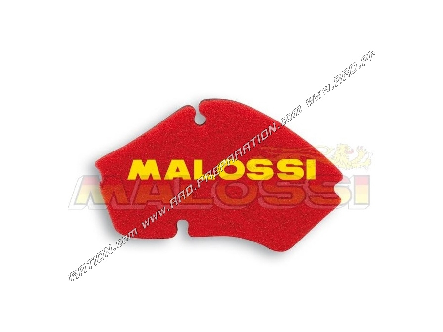 Espuma de filtro de aire MALOSSI DOBLE ESPONJA ROJA para caja de aire scooter original PIAGGIO Zip