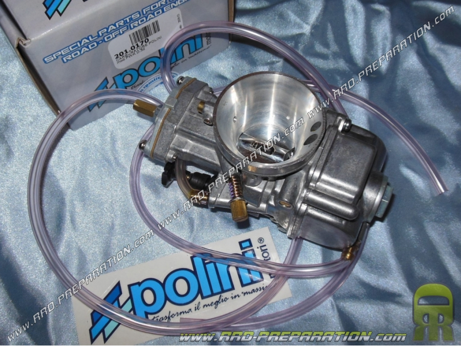 Flexible carburettor POLINI PWK 32, without separated greasing, choke with lever