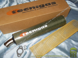 Silencer, cartridge for exhaust TECNIGAS E-BOX kevlar