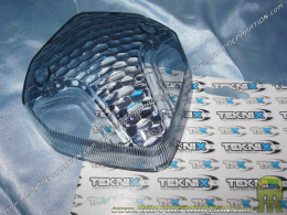 Lente de luz trasera transparente TEKNIX para scooter MBK NITRO, YAMAHA AEROX 2013