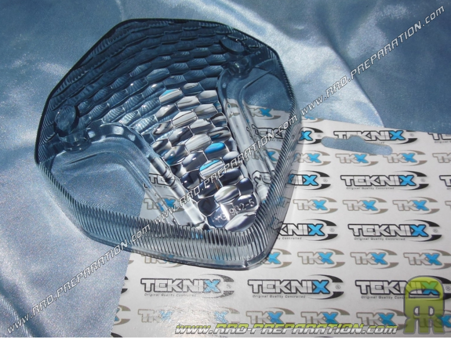 Lente de luz trasera transparente TEKNIX para scooter MBK NITRO, YAMAHA AEROX 2013