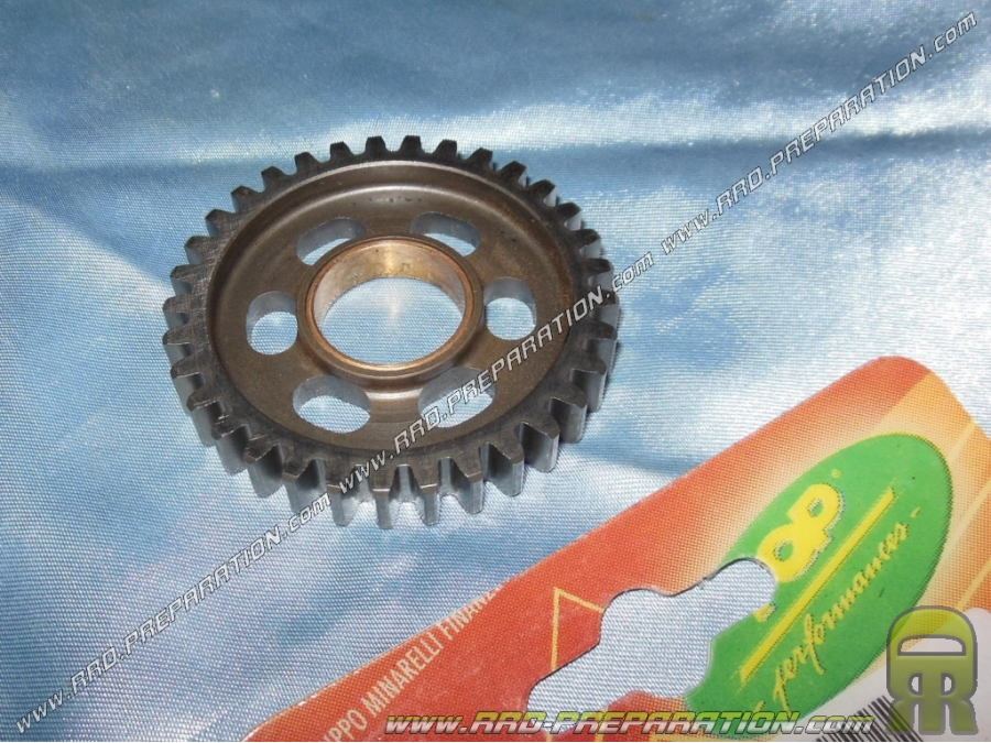 Pinion of 2nd on secondary tree 33 teeth for gear box MINARELLI AM6 (size origin)