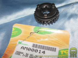 Pinion of 5th on secondary tree 25 teeth for gear box MINARELLI AM6 (size origin)