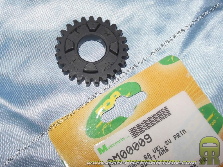 Pinion of 6th on input shaft 25 teeth for gear box MINARELLI AM6 (size origin)