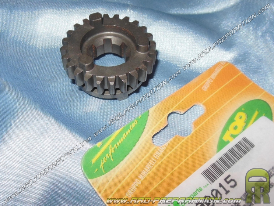 Pinion of 6th on secondary tree 24 teeth for gear box MINARELLI AM6 (size origin)