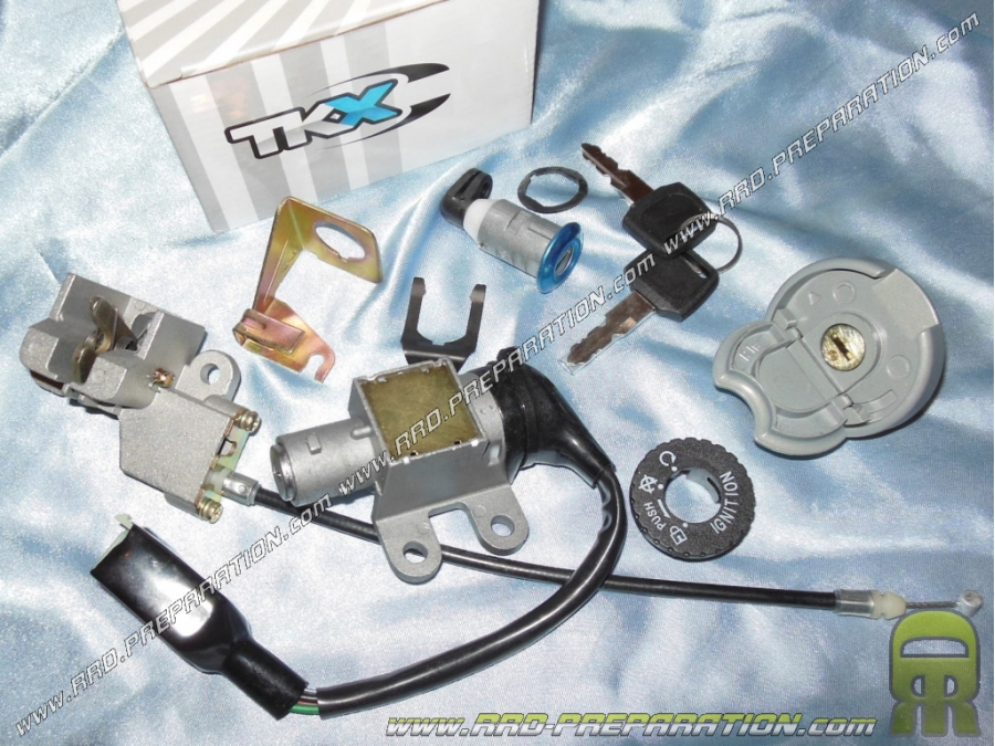 Complete contactor with key TEKNIX Chinese scooter/V-CLIC 50cc 4 times