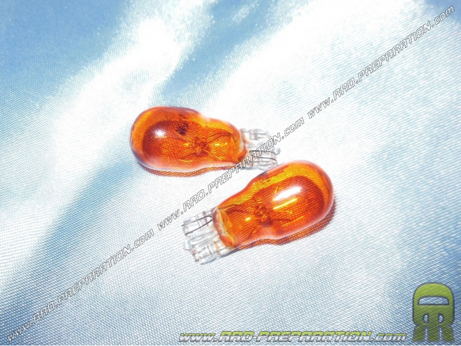 Ampoule de clignotant MTKT lampe orange a clips T13 12V 10W