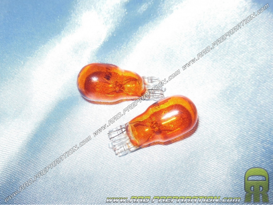 Bulb of indicator MTKT orange lamp has clips T13 12V 10W