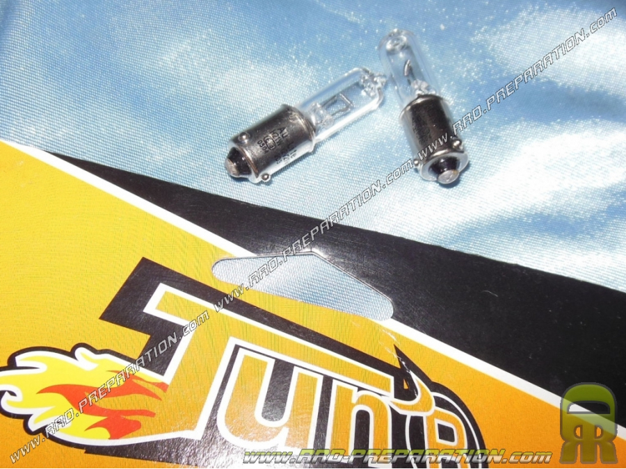 Bulb of indicator TUN' R transparent lamp pin shifted BAX9S 12V 21W (H21W)