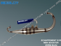 Escape BIDALOT S1R para MINARELLI Vertical (booster, bws) silenciador azul