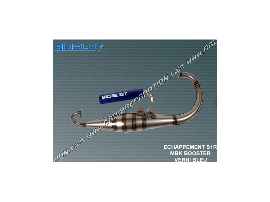 Muffler BIDALOT S 1R for Vertical MINARELLI (booster rocket, bws) quiet blue