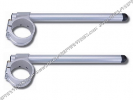 Handlebar bracelet of competition left aluminium TOMMASELLI & right slope 18° diameters of fork 52 or 54mm with the choices