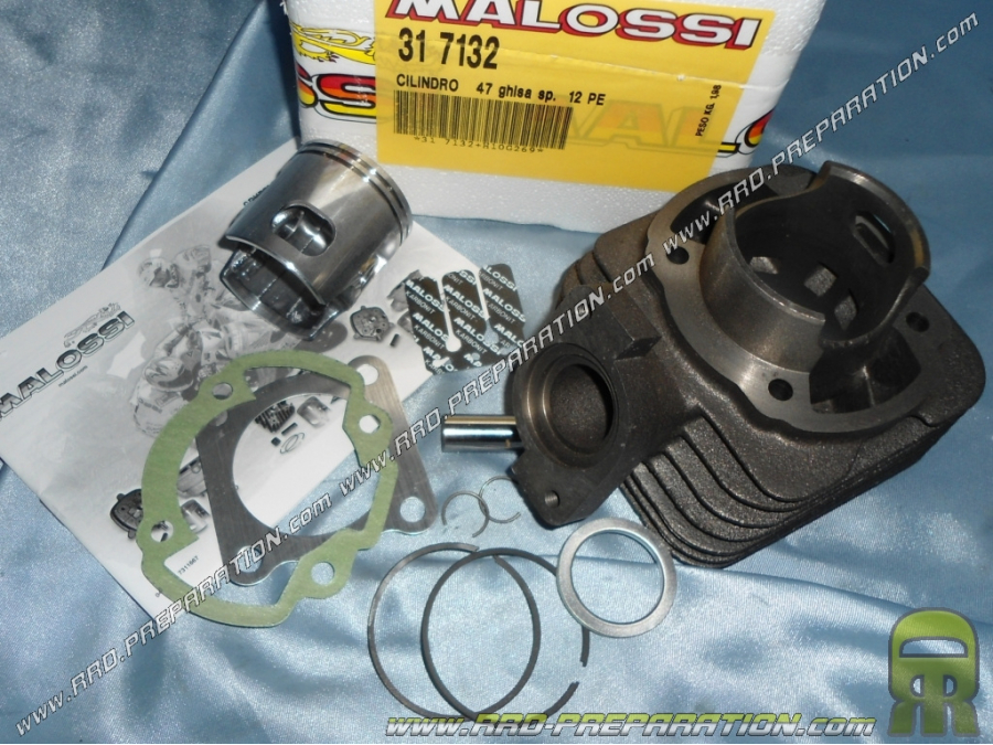 Kit 70cc Ø47mm MALOSSI cast iron for cylinder head origin on scooter PEUGEOT air before 2007 (buxy, tkr, speedfight…)