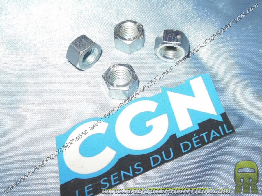 Écrou de culasse CGN renforcé filetage M7X100 pour Peugeot 103 / MBK 51 / AM6 / DERBI…