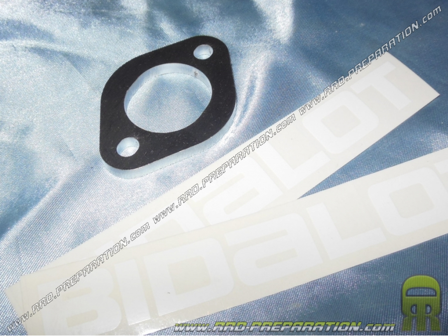 Fix venturi BIDALOT Racing Factory out of aluminium 5mm thickness