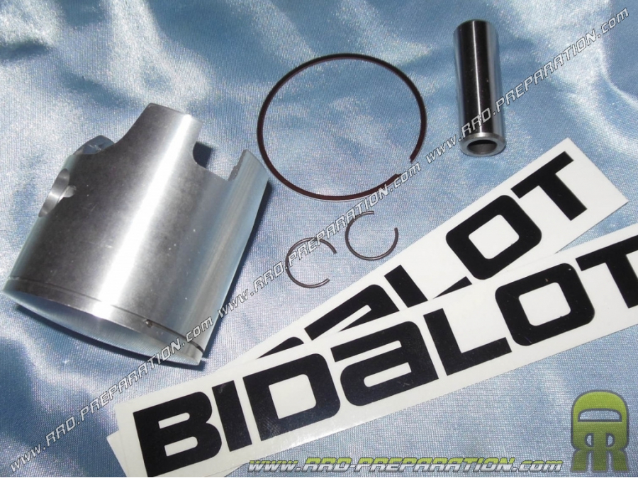 Pistón forjado mono segmento BIDALOT Racing FACTORY Ø49,9mm para kit BIDALOT en DERBI / AM6 / scooter…