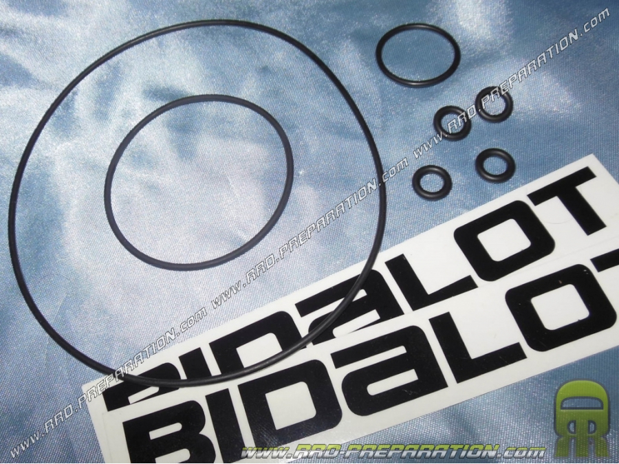 Pack O ring BIDALOT for kit Racing Factory on Derbi euro 1,2 and 3