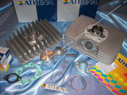 kit 75cc Ø48mm ATHENA racing aluminio para minarelli P6 air completo con culata