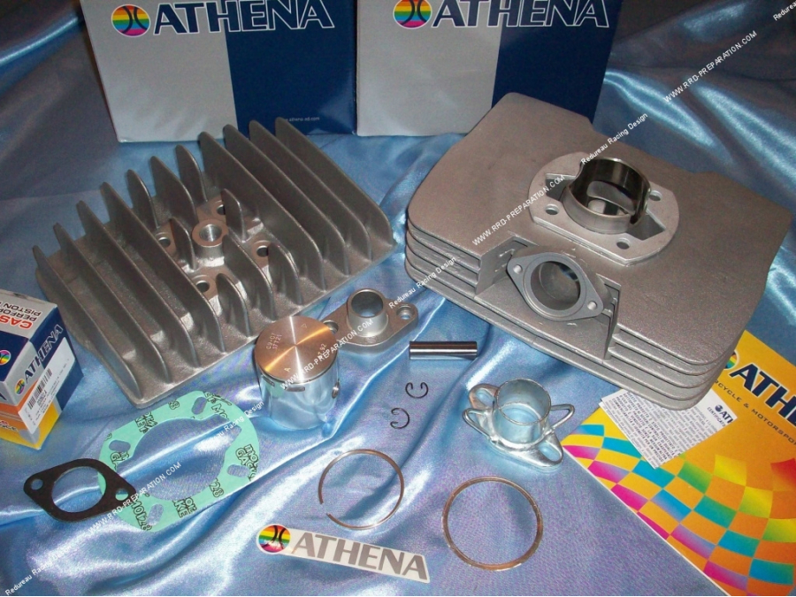 kit 75cc Ø48mm ATHENA racing aluminum for minarelli P6 air complete with cylinder head