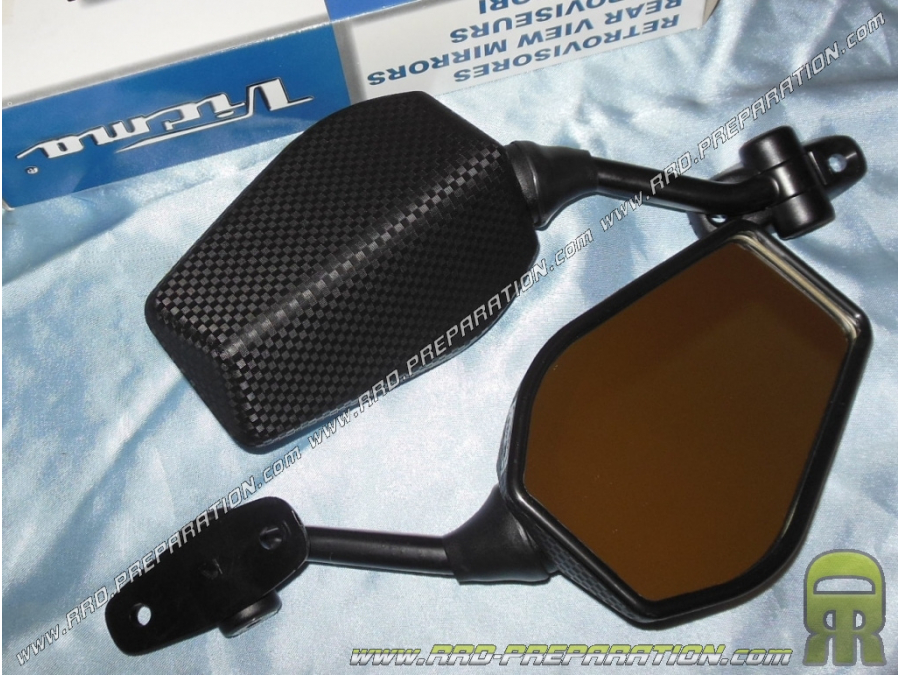 Standard rear view mirror VICMA origin for MBK X-POWER, YAMAHA TZR 50cc left or right with the choices, color carbon