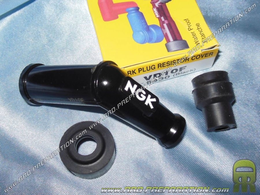 Anti-parasite NGK VD10F résistance 10kΩ pour bougie sans olive (modèle long)