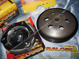 Kit embrayage + cloche clutch bell MALOSSI Ø107mm pour scooter Aprilia, Beta, Minarelli vertical, ...