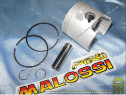 Piston bi segment MALOSSI Ø50mm axe 12mm pour kit 80cc replica sur minarelli am6 et DERBI