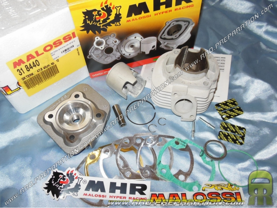 Kit 50cc Ø40mm MALOSSI MHR aluminio (eje 10mm) minarelli aire horizontal (ovetto, neos,...)
