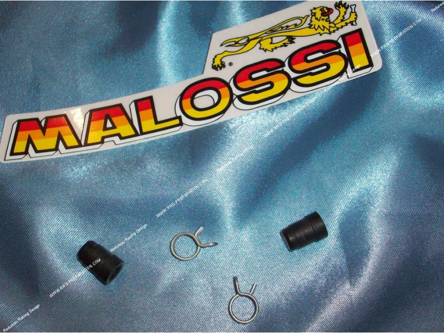 2 bouchons MALOSSI Ø intérieur 4,8mm pour culasse ou carburateurs avec clips