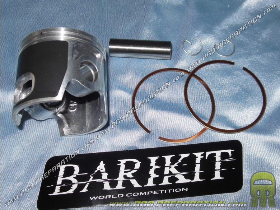 Piston bi-segment BARIKIT Ø50mm pour kit fonte BIG BORE sur moteur DERBI euro 3