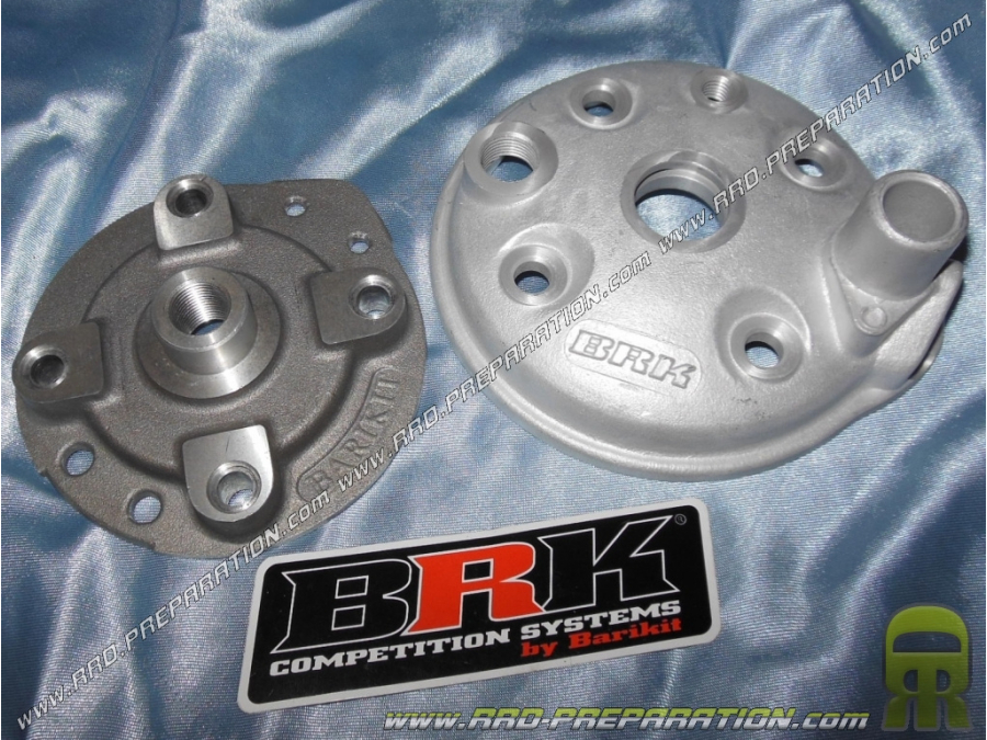 Cylinder head with stud supplements Ø50mm for kit 88cc BARIKIT BRK aluminium race 45mm on minarelli am6