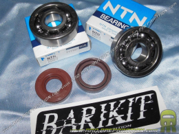 Set of 2 reinforced bearings size origin + joined spy of crankshaft NTN by BARIKIT cage steel riveted minarelli am6