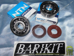 Set of 2 reinforced bearings size origin + joined spy of crankshaft NTN by BARIKIT cage steel riveted C4 minarelli am6