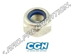 Tuerca rueda delantera CGN (contratuerca + anillo nylon) Booster, Ovetto, Rocket... 50cc