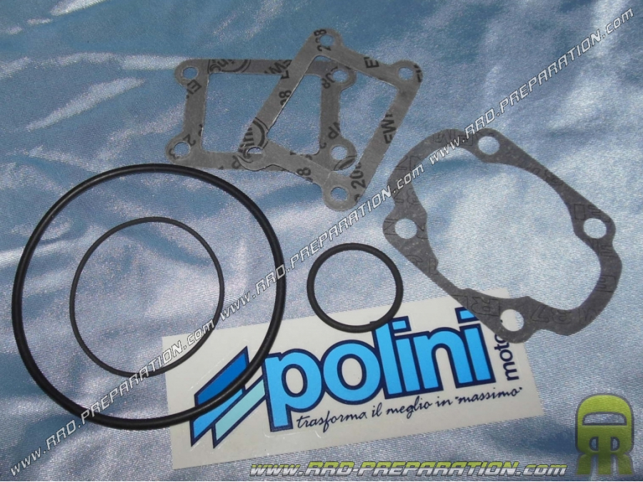 Pack joint complet pour kit 70cc POLINI fonte MINARELLI RV6, RV5, RV4, RV3