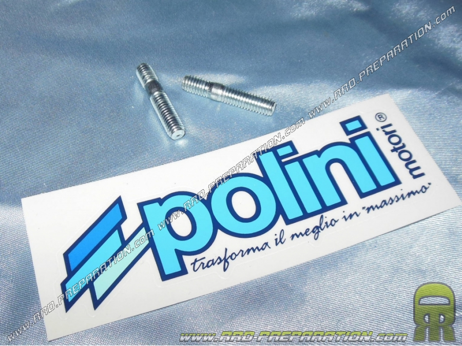 Goujon POLINI M6 X 32mm pour échappement, pipe admission...