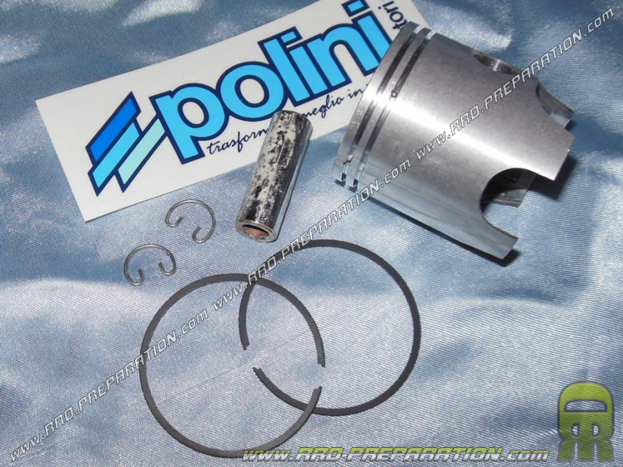 Pistón bisegmento POLINI Ø47mm para kit bisegmento POLINI Sport 70cc en PEUGEOT Air antes de 2007 (buxy, tkr, speedfight...)