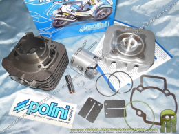 Kit 70cc Ø47mm POLINI Sport de hierro fundido de dos segmentos para PIAGGIO air (Typhoon, Sfera, Zip, Free...)