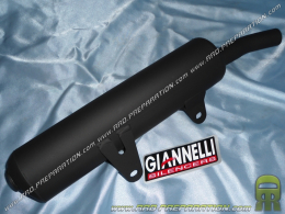 Silencieux seul d'échappement GIANNELLI aluminium noir pour KAWASAKI KMX 1982 à 2001 125cc