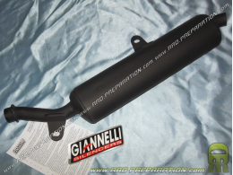 Silencieux seul d'échappement GIANNELLI acier noir pour YAMAHA DT LC 1982 à 2001 125cc