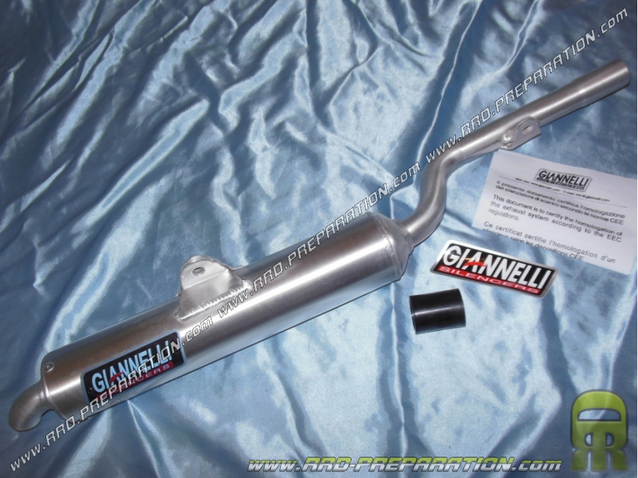 Silencieux seul d'échappement GIANNELLI aluminium pour YAMAHA TDR moteur 4FU 1998 à 2001 125cc