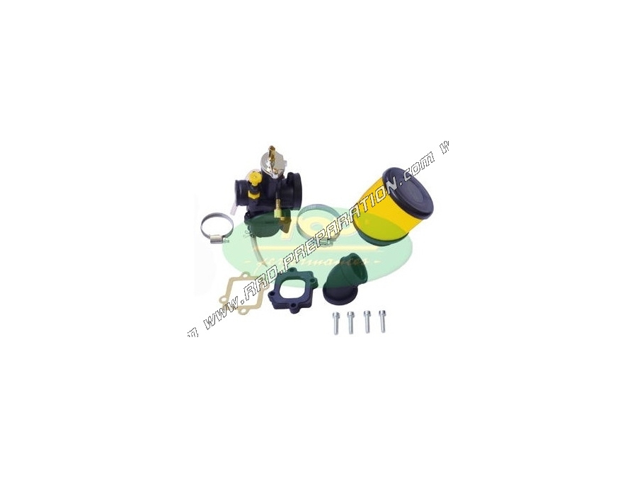 Complete kit carburation TPR hyper racing OKO 28 for horizontal scooter minarelli