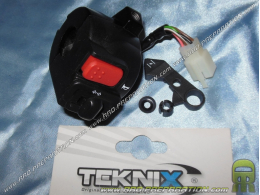 Commutateur / commodo TEKNIX gauche complet pour Booster MBK, YAMAHA Bw's...