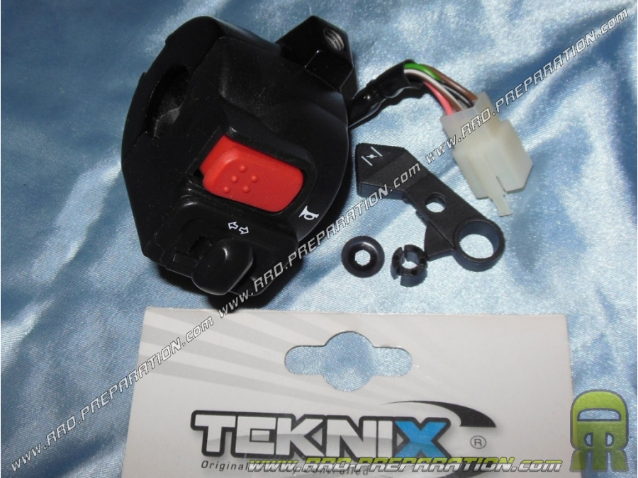 Commutateur / commodo TEKNIX gauche complet pour Booster MBK, YAMAHA Bw's...