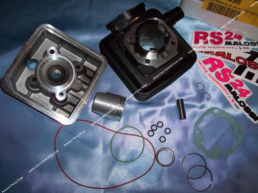 Kit 50cc liquid aluminum with cylinder head MALOSSI G2 replica Peugeot 103, fox & Honda wallaroo