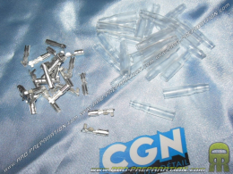 Caja de 25 CGN macho cilíndrico 3,5 tetones para cable eléctrico